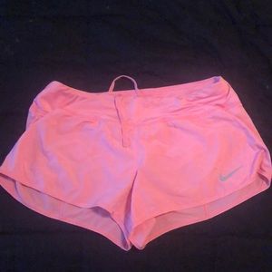 Peach Nike Shorts